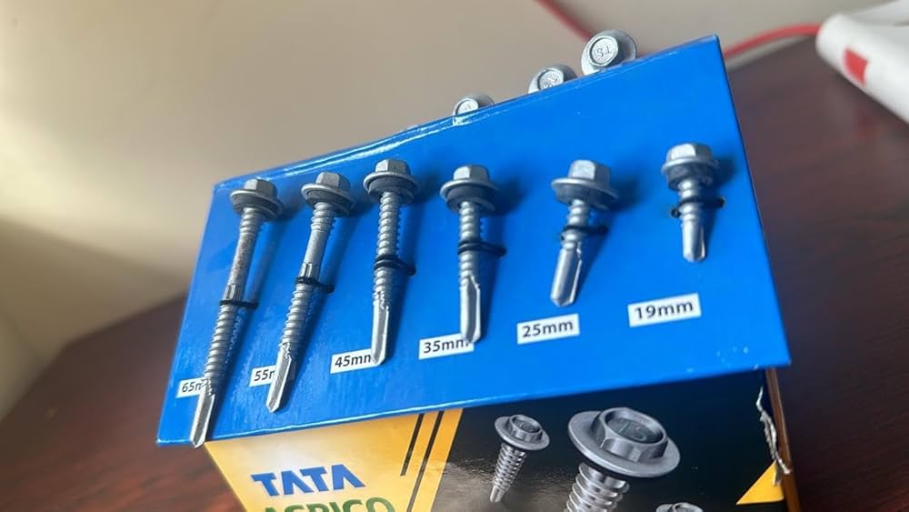 Roofing Screws with EPDM Washers for Leak-Proof Installation – ClickSteel